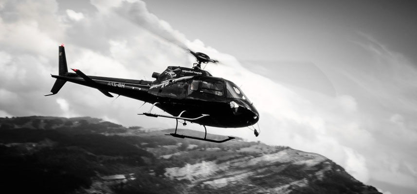Luftaufnahmen Helikopter