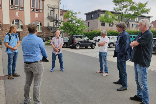 Besprechung vor der Veranstaltung in Holzminden