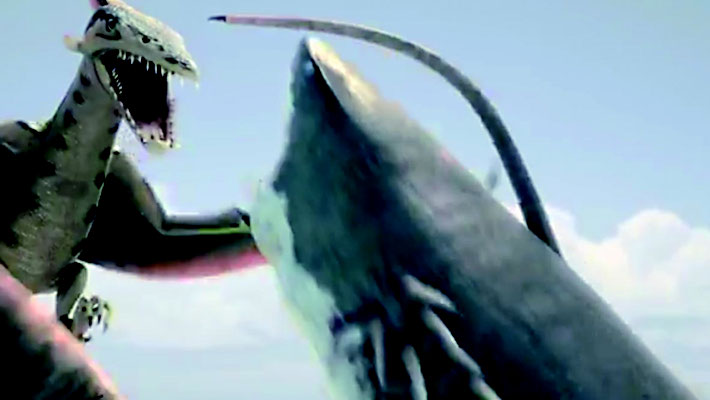 Sharktopus Vs Pteracuda de Kevin O'Neill - 2014 / Science Fiction - Animal Tueur