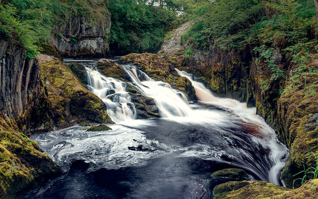 Ingleton waterfalls, Yorkshire, England