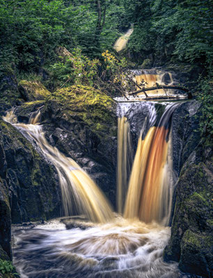 Ingleton waterfalls, Yorkshire, England