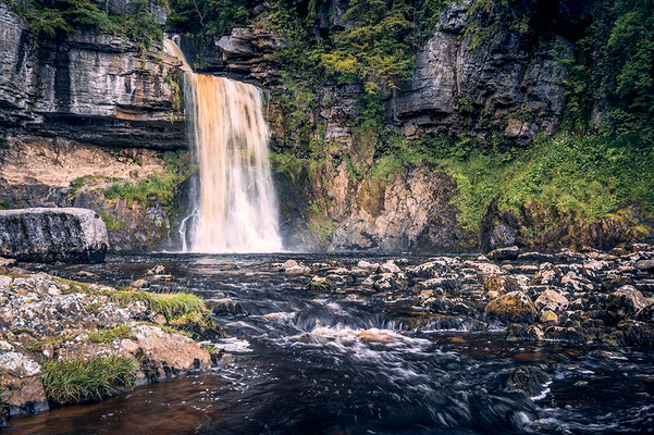 Ingleton waterfalls, Yorkshire, England