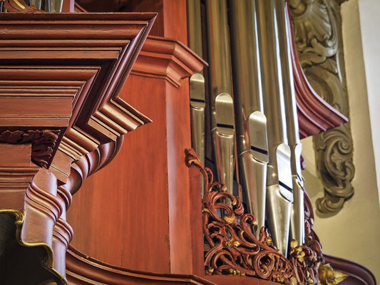 Weener, Georgskirche – Schnitger, 1710 & Wenthin, 1782
