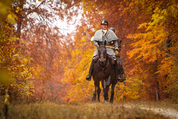 Chasse a courre Abbaye du val des Choues, RossFoto Dana Krimmling