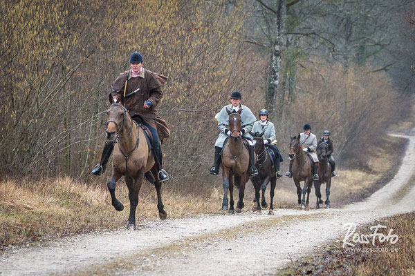 Chasse a courre Abbaye du val des Choues, RossFoto Dana Krimmling