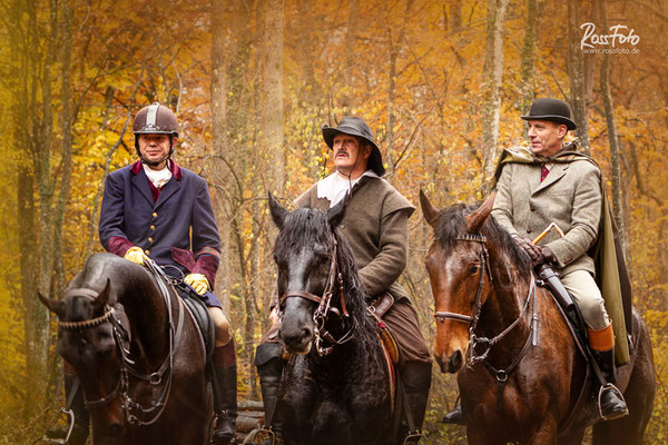 Chasse a courre Abbaye du val des Choues, RossFoto Dana Krimmling