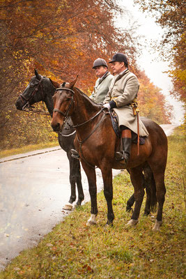 Chasse a courre Abbaye du val des Choues, RossFoto Dana Krimmling