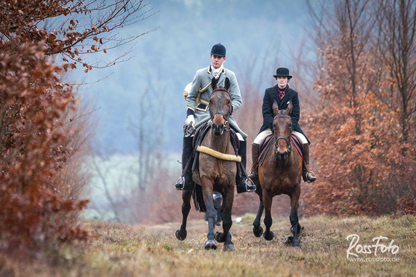 Chasse a courre Abbaye du val des Choues, RossFoto Dana Krimmling