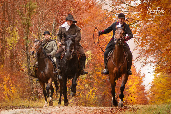 Chasse a courre Abbaye du val des Choues, RossFoto Dana Krimmling