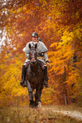 Chasse a courre Abbaye du val des Choues, RossFoto Dana Krimmling