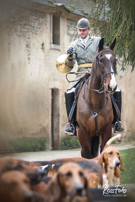 Chasse a courre Abbaye du val des Choues, RossFoto Dana Krimmling