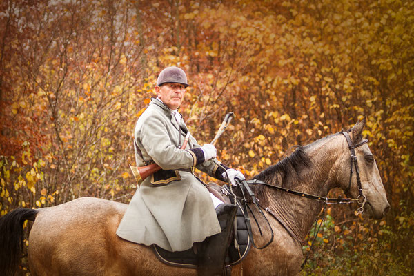 Chasse a courre Abbaye du val des Choues, RossFoto Dana Krimmling