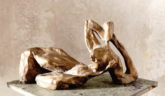 arte figura | MOO (Bronzefigur) | Bronze, 14 x 24 cm
