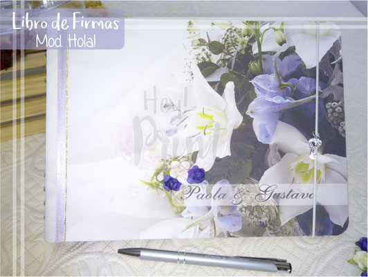 Hey!Print - Libro de Firmas Mod. Hola!