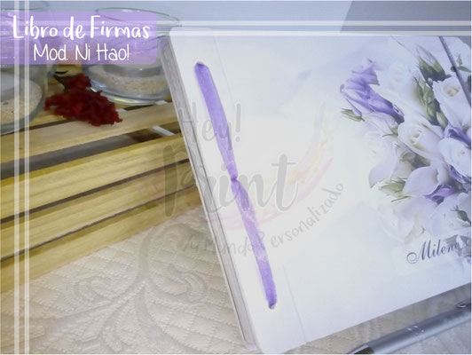 Hey!Print - Libro de Firmas Mod. Ni Hao!
