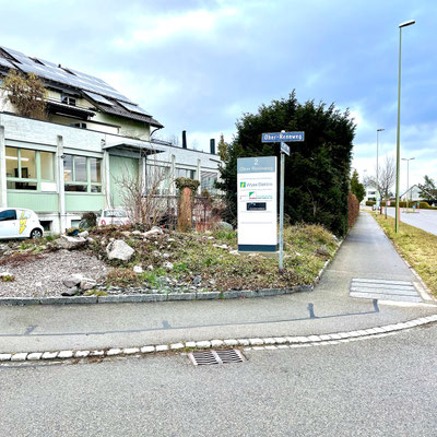 Neue Informationsstele Ober Rennweg 2