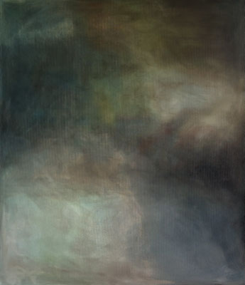 Farbflächenspiegelung, Öl auf Leinwand, 130x150, 2025
