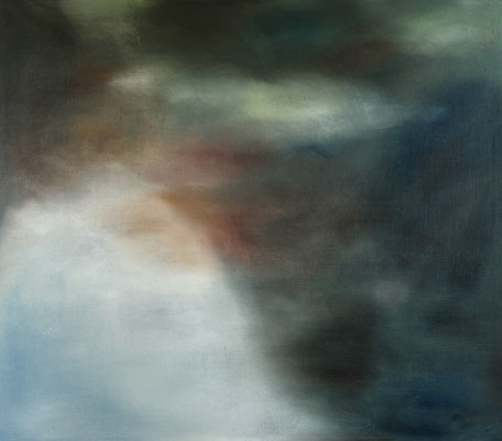 Farbflächenspiegelung, Öl auf Leinwand, 130x150, 2025