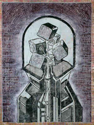 Unter der Glocke II - 2017 - 170 x 130 cm
