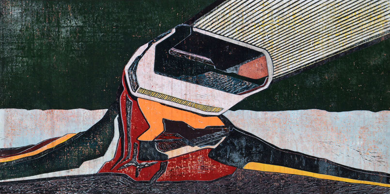 Hoffnungsflimmern II - 2019 - 60 x 120 cm
