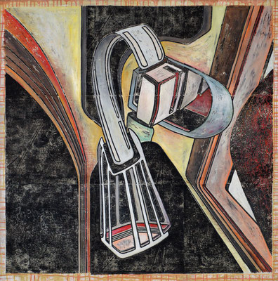 Unter Druck III - 2017 - 130 x 130 cm