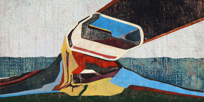 Hoffnungsflimmern III - 2019 - 60 x 120 cm