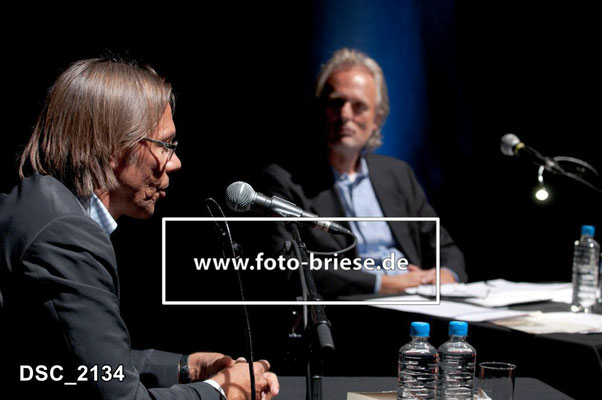 Harald Welzer Hubert Winkels Foto: Jörg Briese