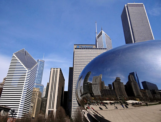 Chicago - Millenium Park - The Bean- by Ralf Mayer