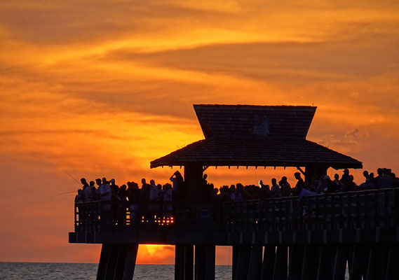 Fishing Pier - Naples, Florida by Ralf Mayer