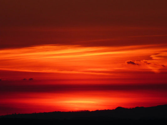 Winterlicher Sonnenuntergang im Industriegebiet Nord bei Kaiserlsautern by Ralf Mayer