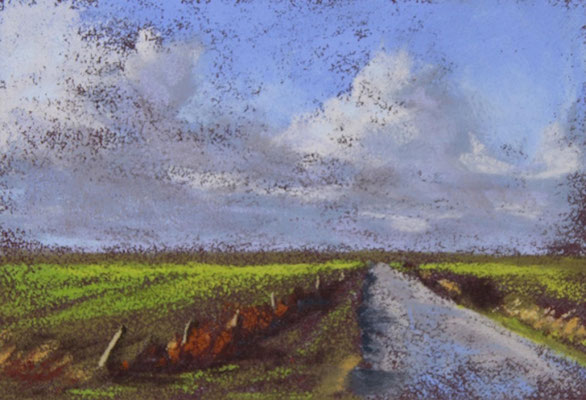 Ostfriesland, Skizze, Pastell