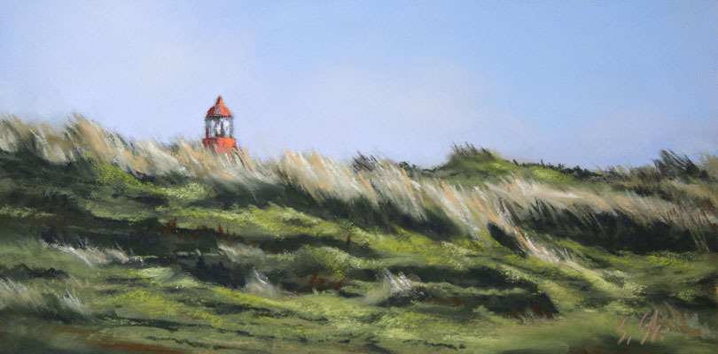 Versteckt, 15 x 30 cm, Pastell