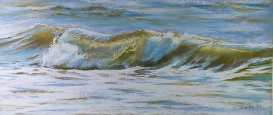 Gläsern, 30 x 70 cm, Pastell, nicht mehr erhältlich
