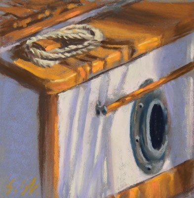 An Deck, 10 x 10 cm, Pastell, nicht mehr erhältlich