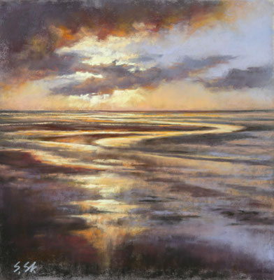 Lichtspiel, 30 x 30 cm, Pastell, nicht mehr erhältlich