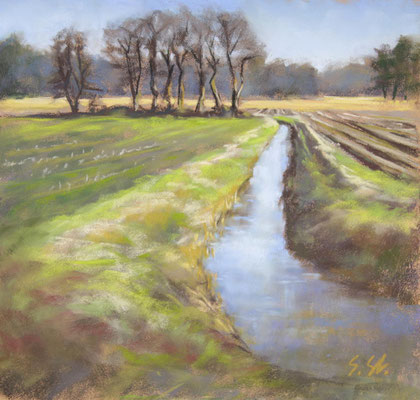 In den Feldern, 20 x 20 cm, Pastell, nicht mehr erhältlich