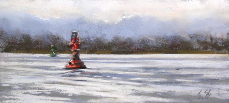Tonne 124, 9 x 24 cm, Pastell