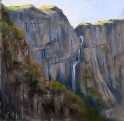 Lysebotn, Norwegen, Pastell
