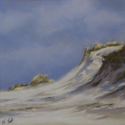 Sturm voraus, 20 x 20 cm, Pastell