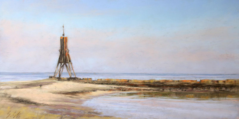 An der Elbmündung, 20 x 40 cm, Pastell, nicht mehr erhältlich