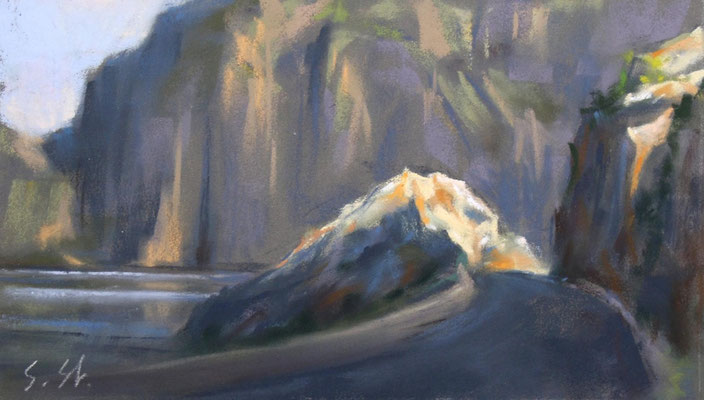 Lysefjord, Norwegen, Pastell
