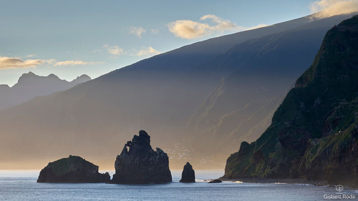 Nordküste von Madeira mit Blick von Porto Moniz
