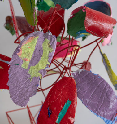 Alexander Skorobogatov „I Don’t Bite“ (Detail), Metall, Silikon, Pigment, Farbe, 110x80x80 cm, 2021