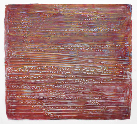 Enrico-Niemann, Ripple II, 2019, Mischtechnik auf Papier, 75 x 82 cm
