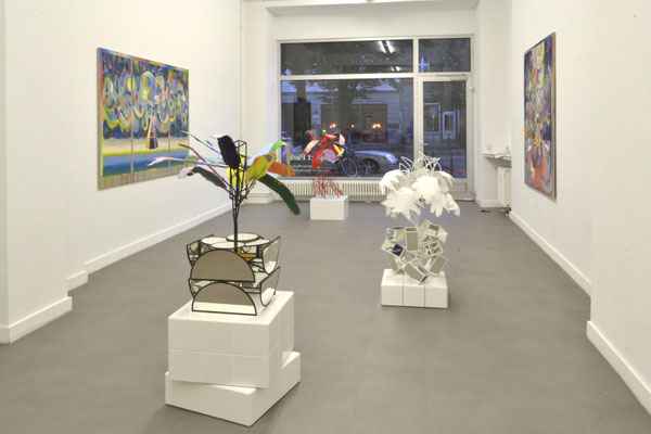 Prospect Park - Matthias Moravek I Alexander Skorobogatov . Ausstellungsansicht . Axel Obiger Berlin