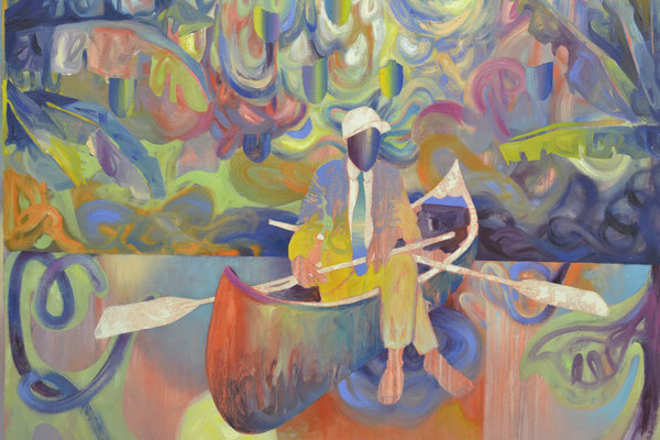 Matthias Moravek „Tropique“,  Öl /Lack auf Leinen, 170x140 cm, 2020