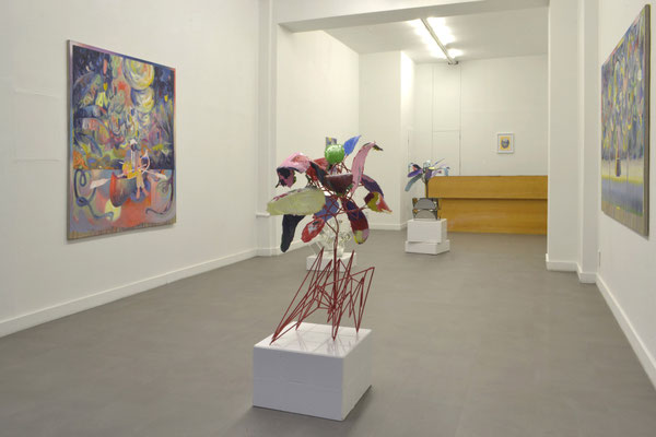 Prospect Park - Matthias Moravek I Alexander Skorobogatov . Ausstellungsansicht . Axel Obiger Berlin