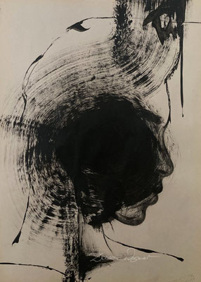 ,sketch No2/08/2024' 2024. mixed media on paper. 30x43cm (sold)