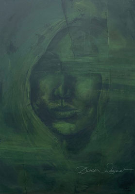 'wind of life' 2023. acrylic on canvas. 70x100cm