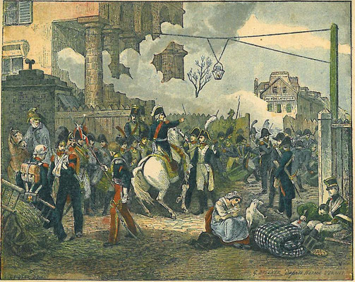 Dessin de Dascher à partir du tableau de Vernet
